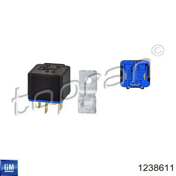 Купити 1238611 General Motors Реле кондиціонера