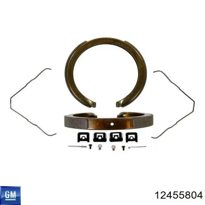 Колодки ручника / стоянкового гальма General Motors 12455804 ціна, від 27.02 USD