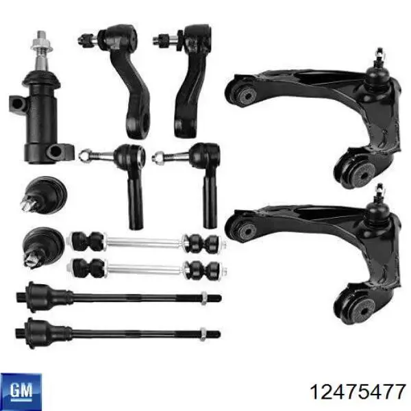 12475477 General Motors Кульові на авто