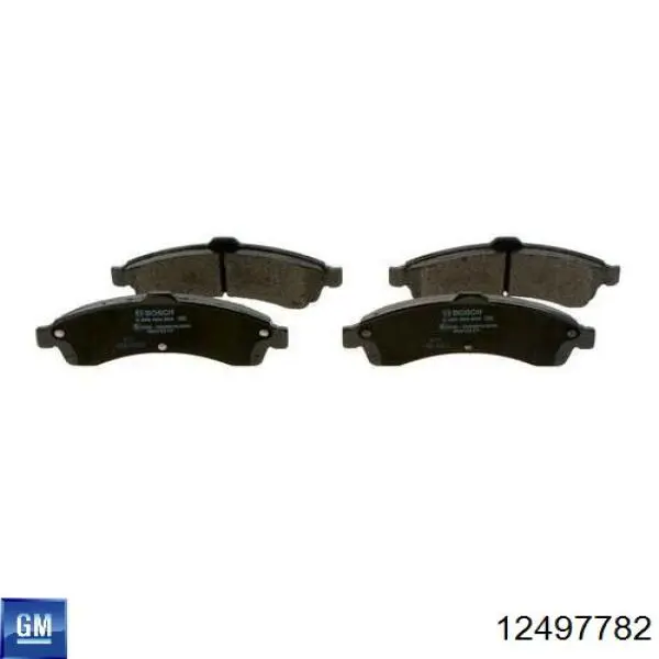 12497782 General Motors Передні гальмівні колодки