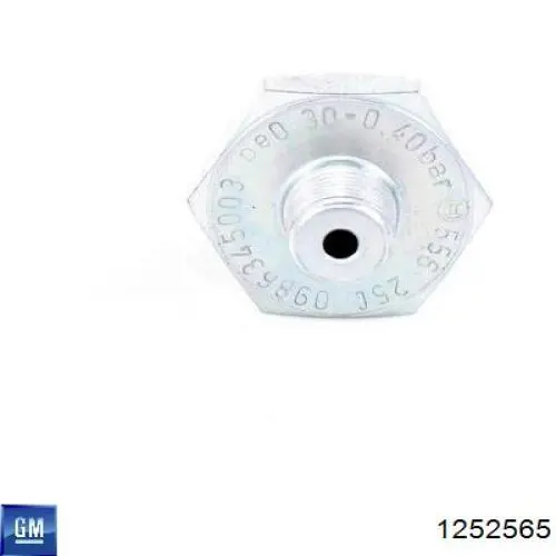 Датчик тиску масла 1252565 General Motors
