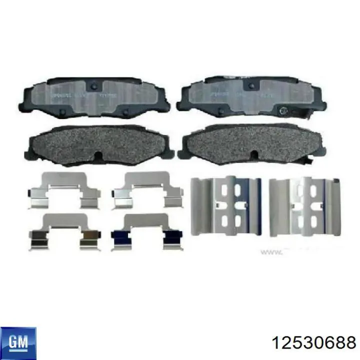 Купити 19259589 General Motors Задні колодки