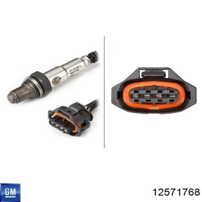 Купити 12571768 General Motors Лямбдазонд, датчик кисню до каталізатора
