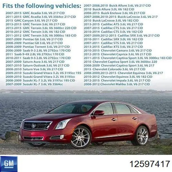 Купити 12597417 General Motors Заспокоювач ланцюга ГРМ