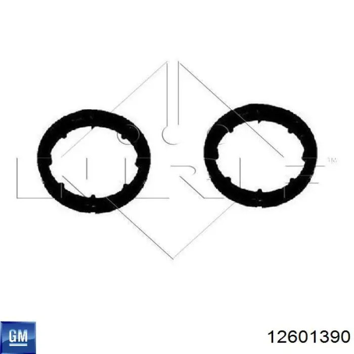 Радіатор масляний (холодильник), під фільтром 12601390 General Motors