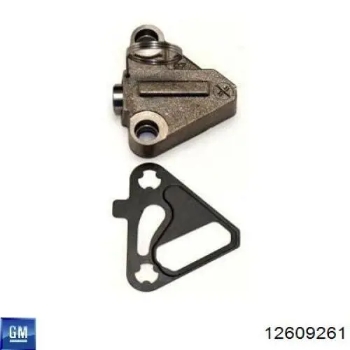 Натягувач ланцюга ГРМ, лівий General Motors 12609261 ціна, від 43.02 USD