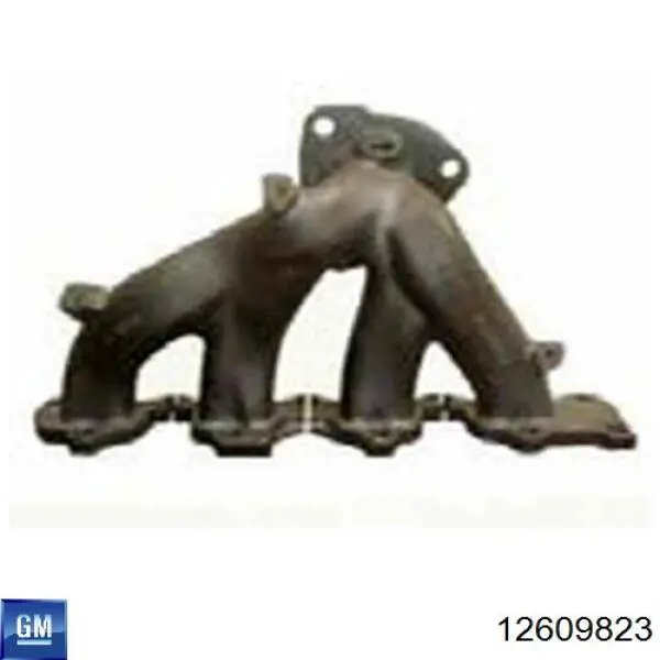 Газопроводи (колектор випускний) General Motors 12609823 ціна, від 84.35 USD