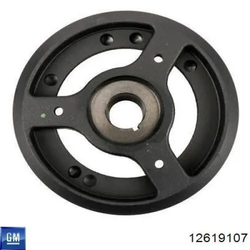 Вал колінчастий і маховик General Motors 12619107 ціна, від 767.19 USD