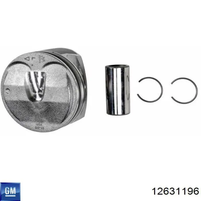 12631196 General Motors Поршень без кілець