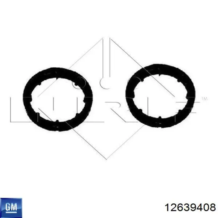Радіатор масляний (холодильник), під фільтром 650065 Opel