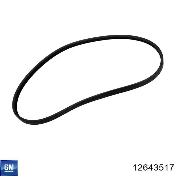 12643517 General Motors Поліклиновий ремінь