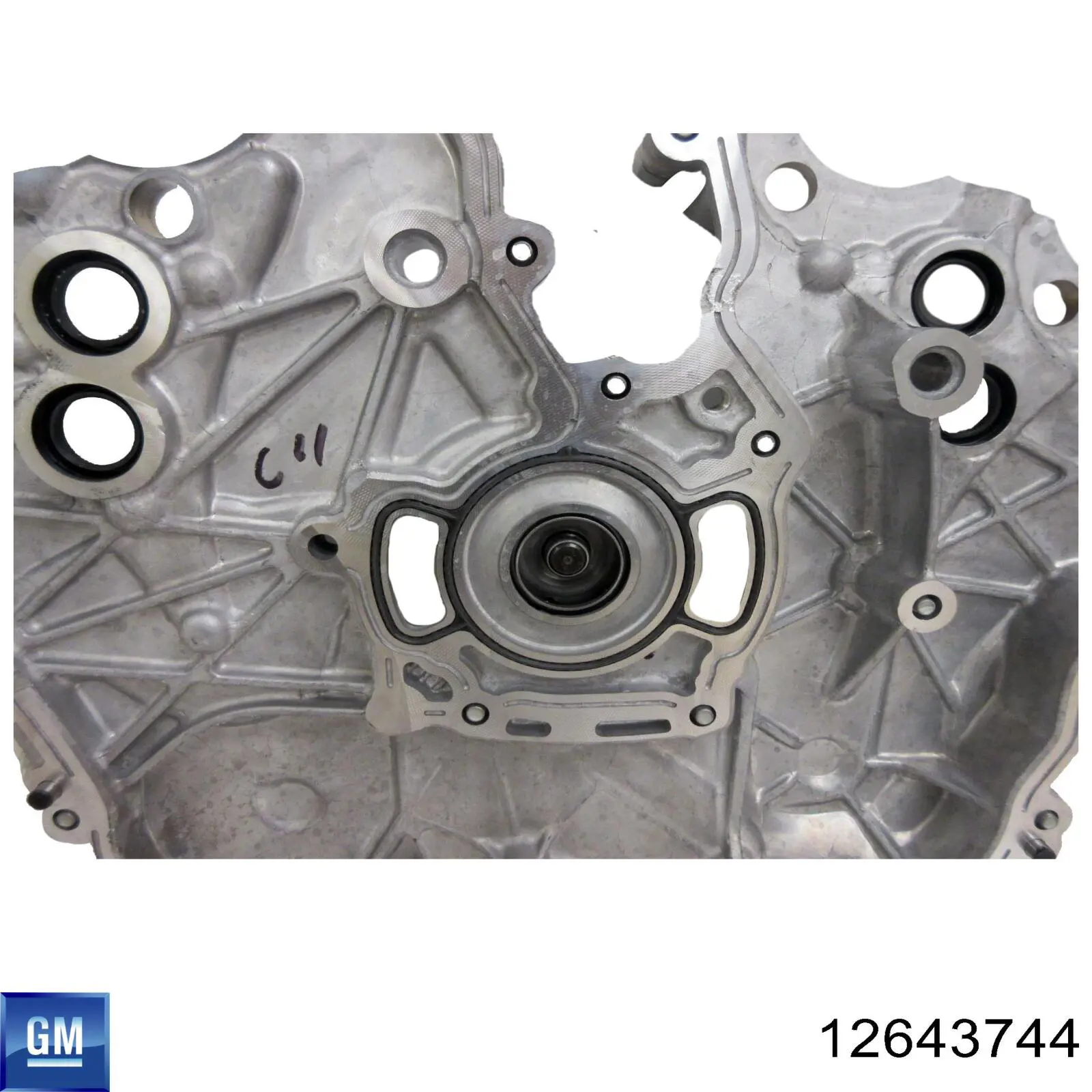 Купити 12643744 General Motors Кришка двигуна передня