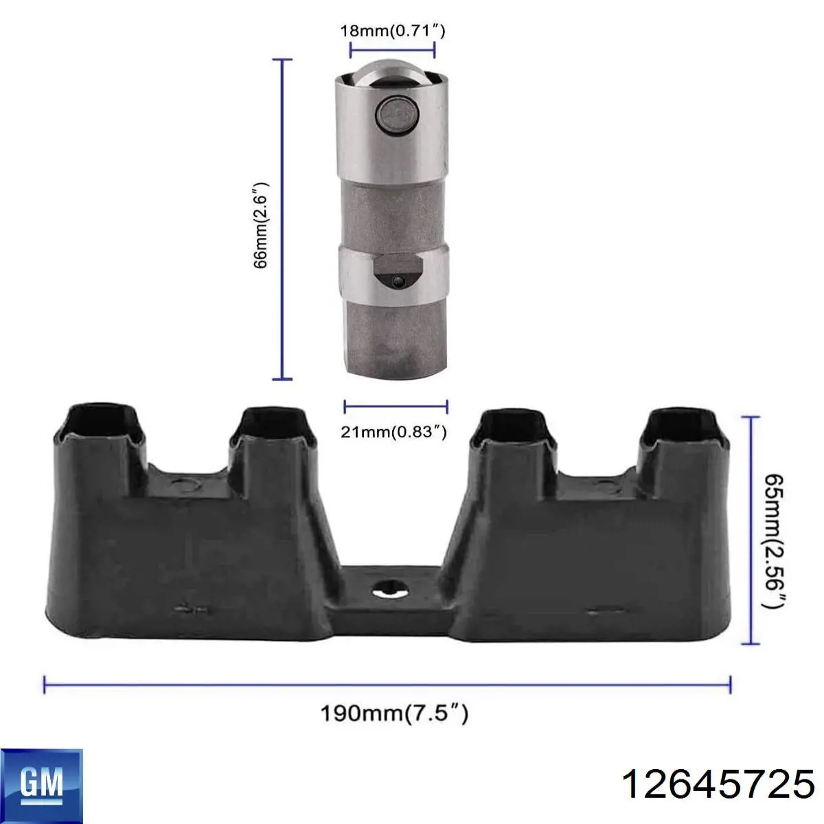 12645725 General Motors Гідрокомпенсатор