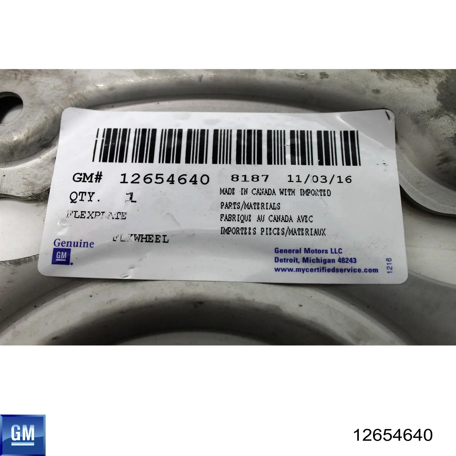  General Motors 12654640 ціна, від 180.54 USD