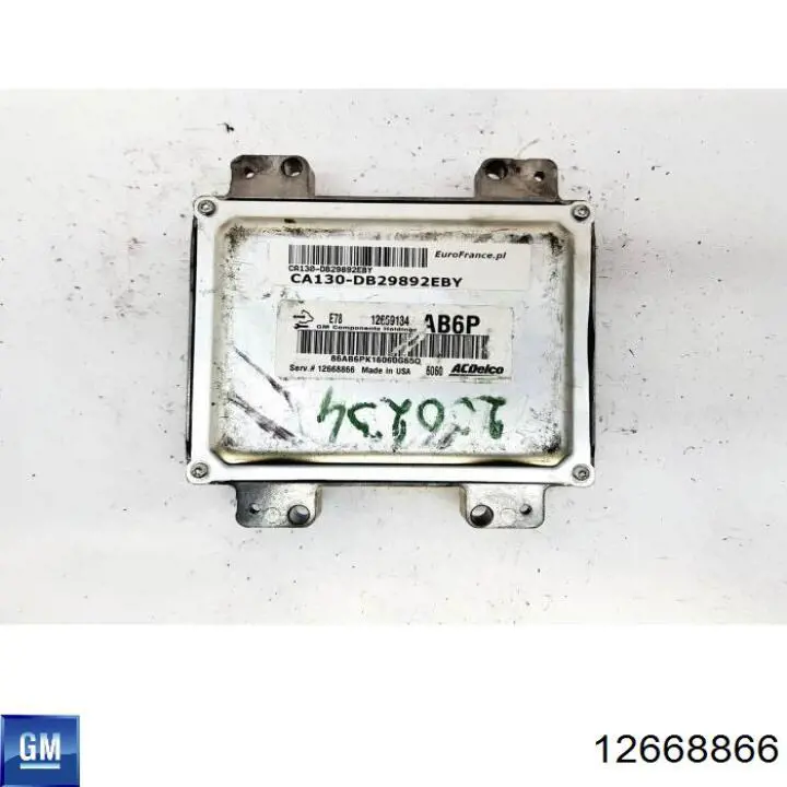 Електронний блок керування двигуном 12668866 General Motors