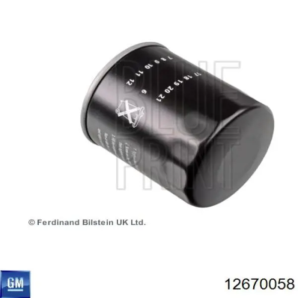 Купити 12670058 General Motors Фільтр очищення масла відцентровий