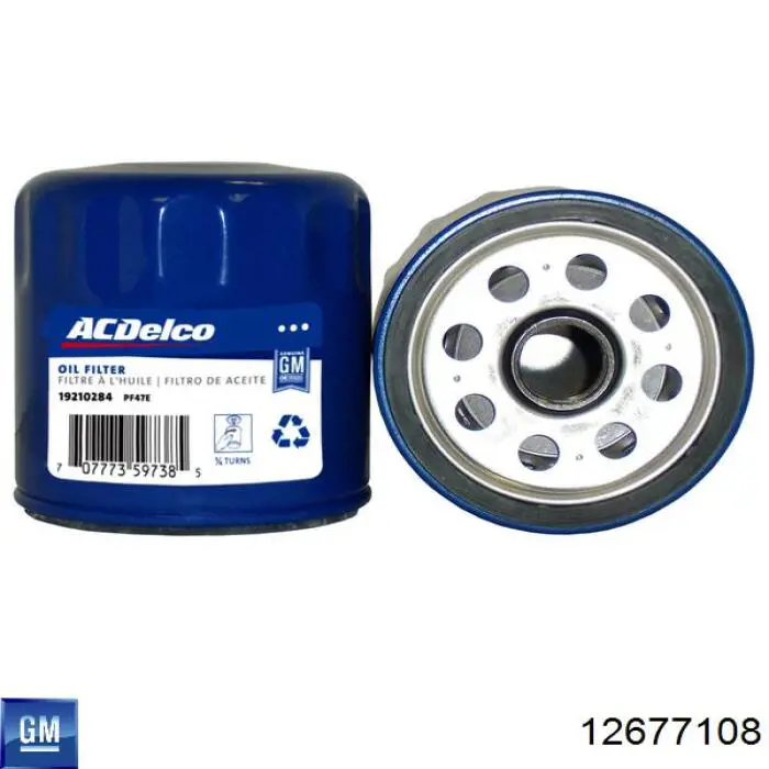 12677108 General Motors Фільтр масла