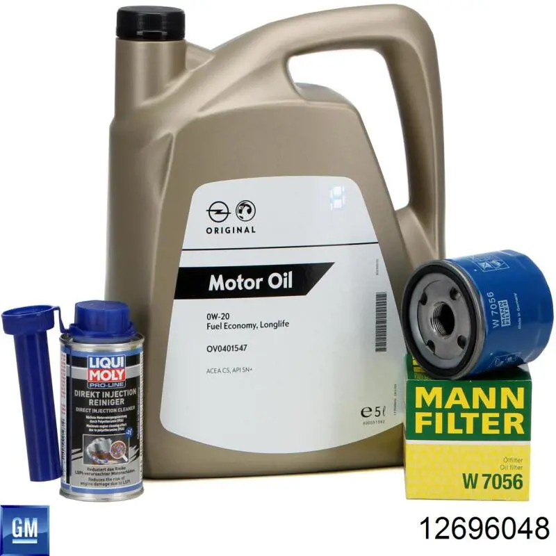 Масляний фільтр двигуна General Motors 12696048 ціна, від 7.58 USD