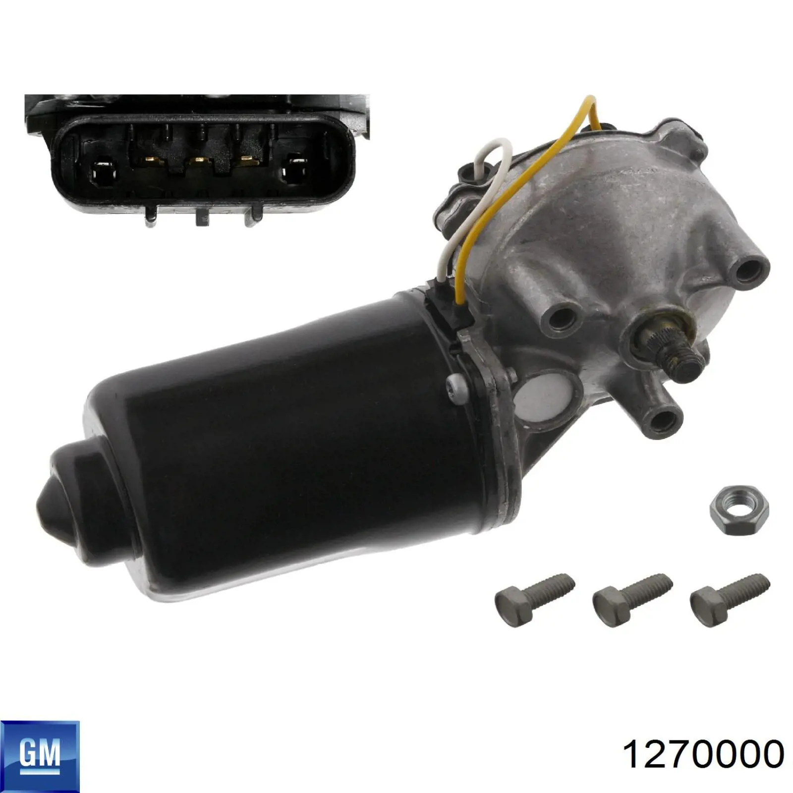 1270000 General Motors Мотор склоочисника скла (трапеції)