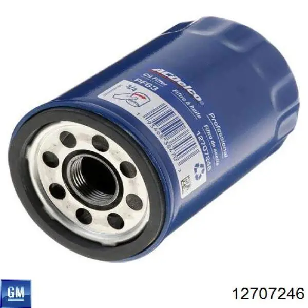 12707246 General Motors Фільтр масла
