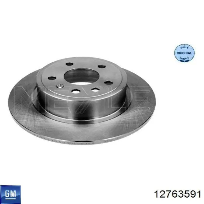 Гальмівні диски 12763591 General Motors
