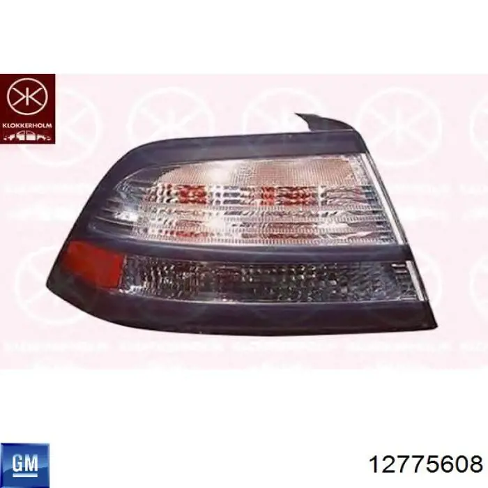 Задня ліва зовнішня фара General Motors 12775608 ціна, від 164.51 USD