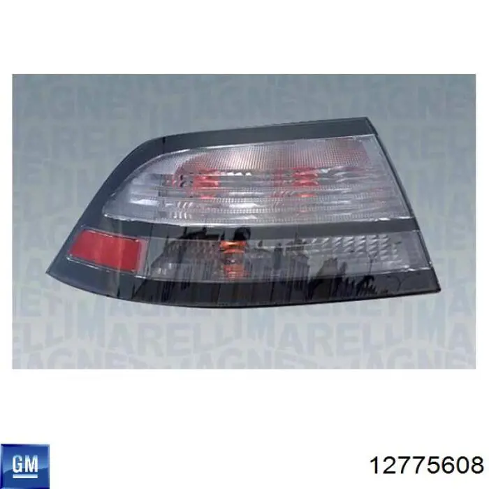 12775608 General Motors Задній лівий зовнішній ліхтар