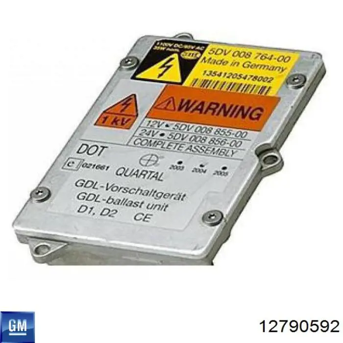 Блок розпалювання, ксенон General Motors 12790592 ціна, від 38.01 USD