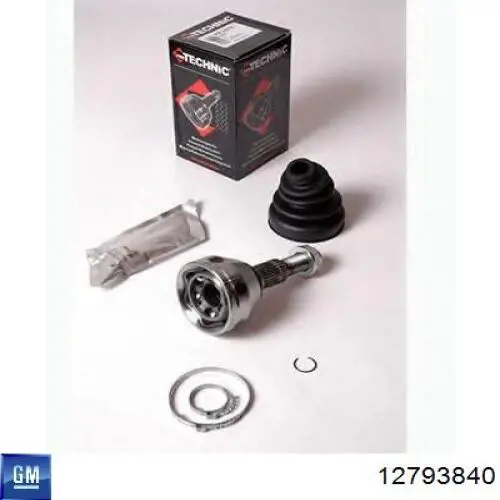 Граната колісна General Motors 12793840 ціна, від 34.47 USD