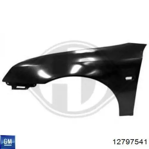Крило переднє праве General Motors 12797541 ціна, від 49.08 USD