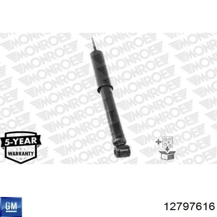 Купити 12797616 General Motors Стійка амортизатора задня