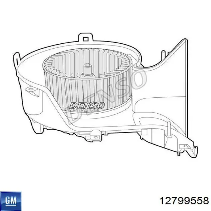 Двигун вентилятора пічки (обігрівача салону) General Motors 12799558 ціна, від 128.71 USD
