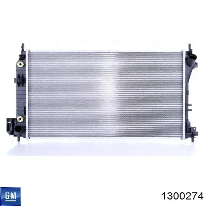 Купити 1300274 General Motors Радіатор двигуна