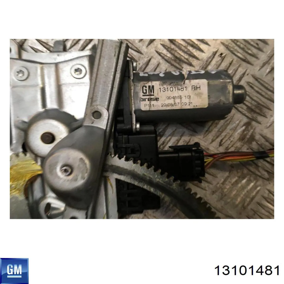 13101481 Peugeot/Citroen Механізм склопідіймача дверей передніх, правих