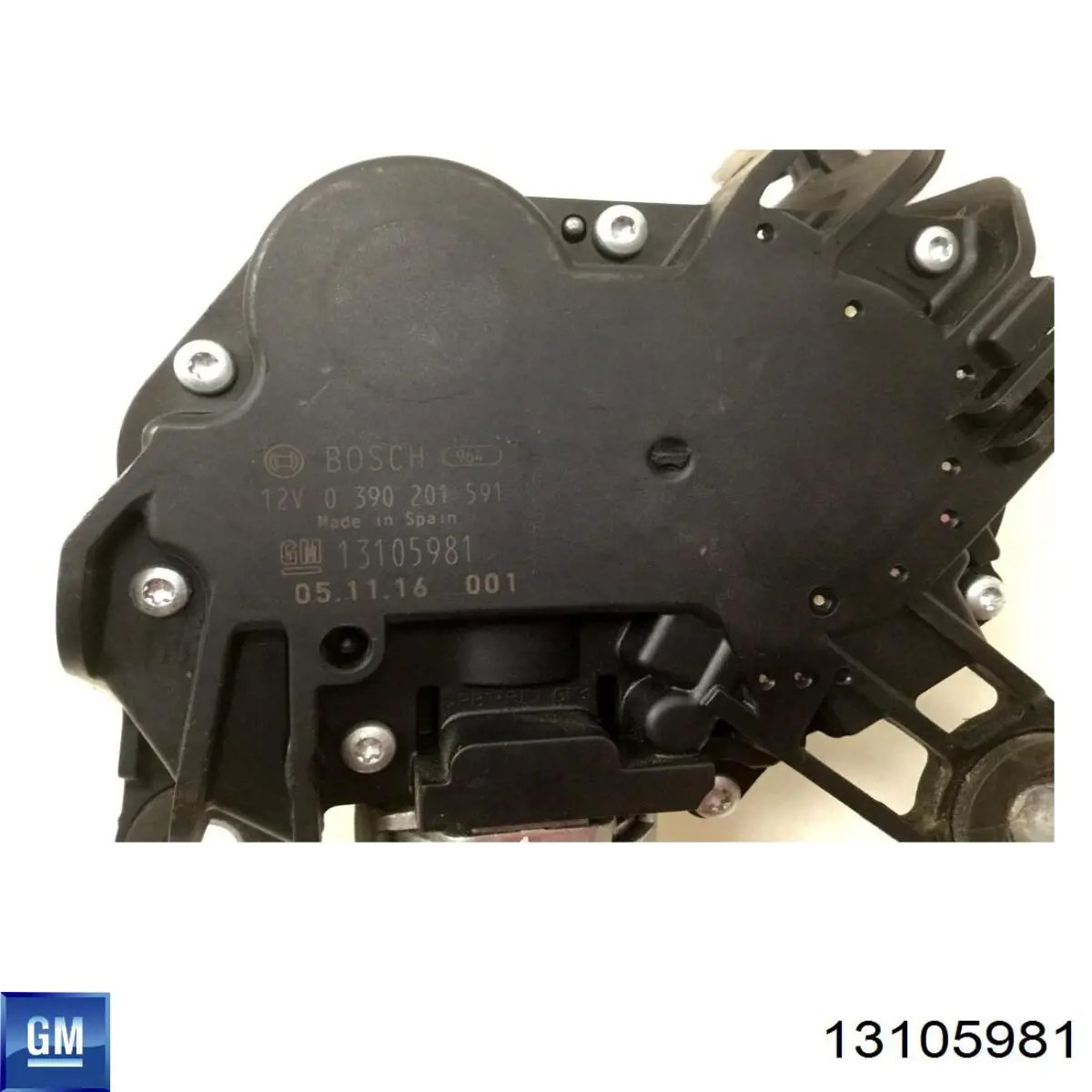 Купити 13105981 General Motors Двигун склоочисника заднього скла