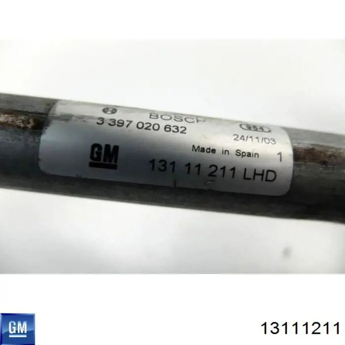 Трапеція щіток лобового скла General Motors 13111211 ціна, від 52.86 USD