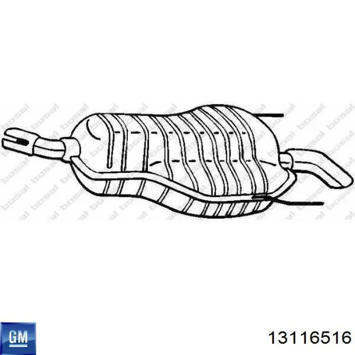 Вихлопна труба Walker 23824 ціна, від 77.37 USD