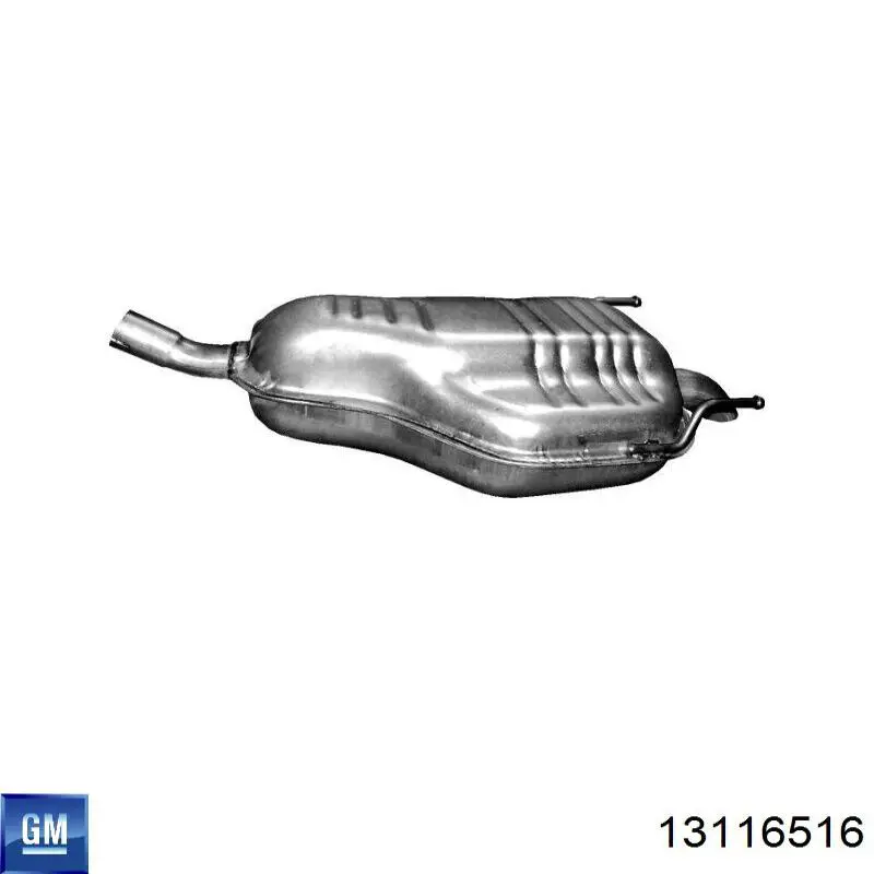 Вихлопна труба General Motors 13116516 ціна, від 82.19 USD