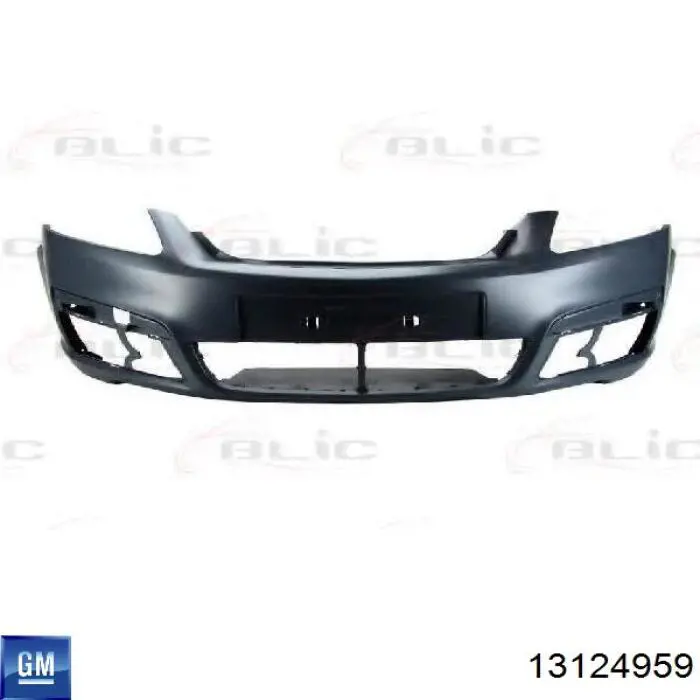 13124959 General Motors Бампер передній в зборі