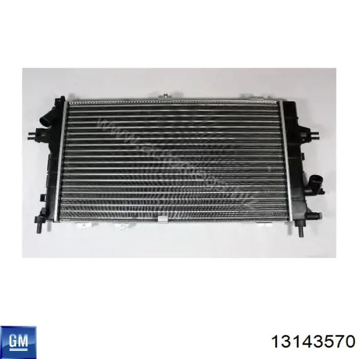Радіатор 13143570 General Motors