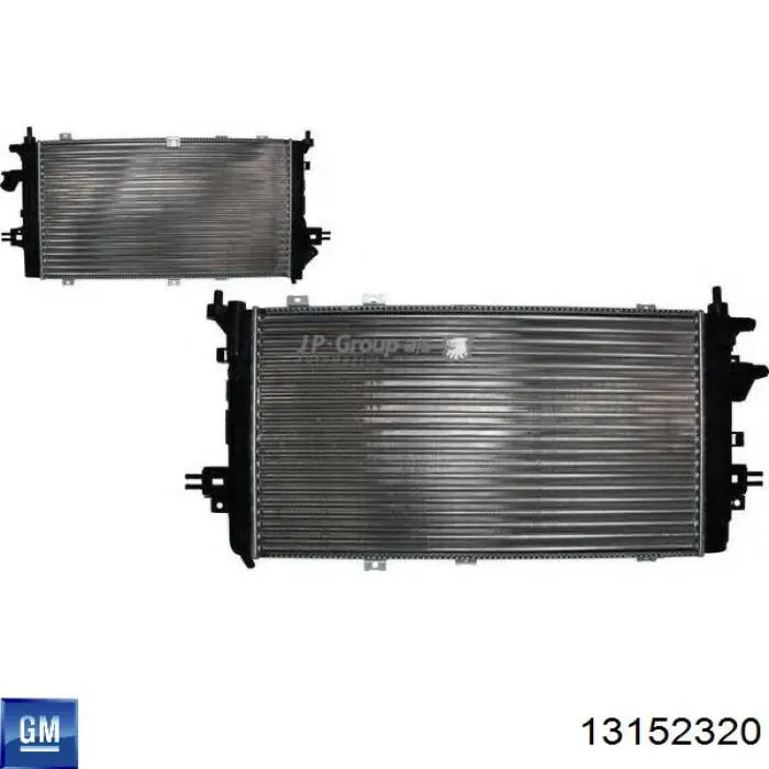 Купити 13152320 General Motors Радіатор двигуна