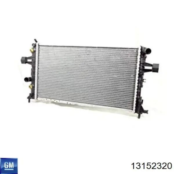 Радіатор основний General Motors 13152320 ціна, від 71.01 USD