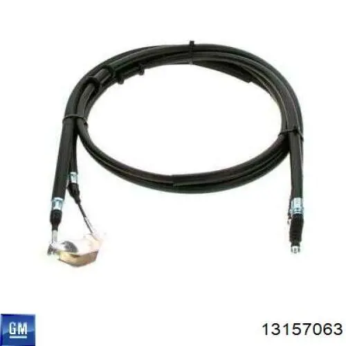 Трос ручного гальма задній, правий/лівий General Motors 13157063 ціна, від 22.28 USD