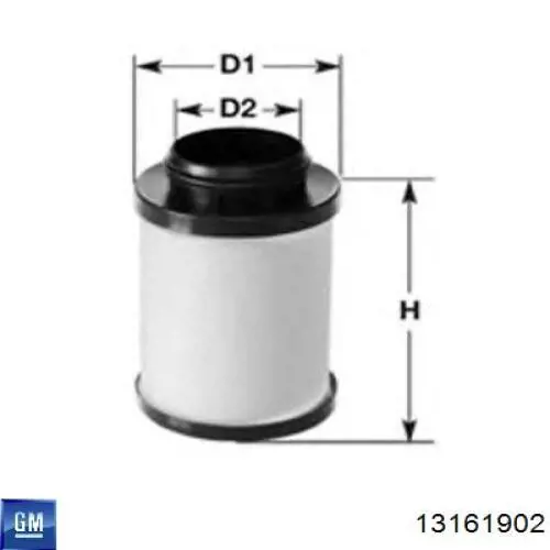 Купити 13161902 Opel Корпус паливного фільтра