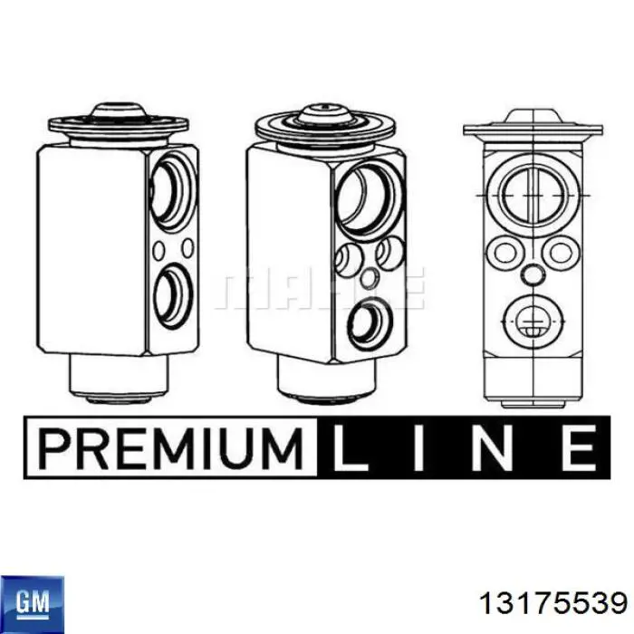 Клапан TRV, кондиціонера 13175539 General Motors