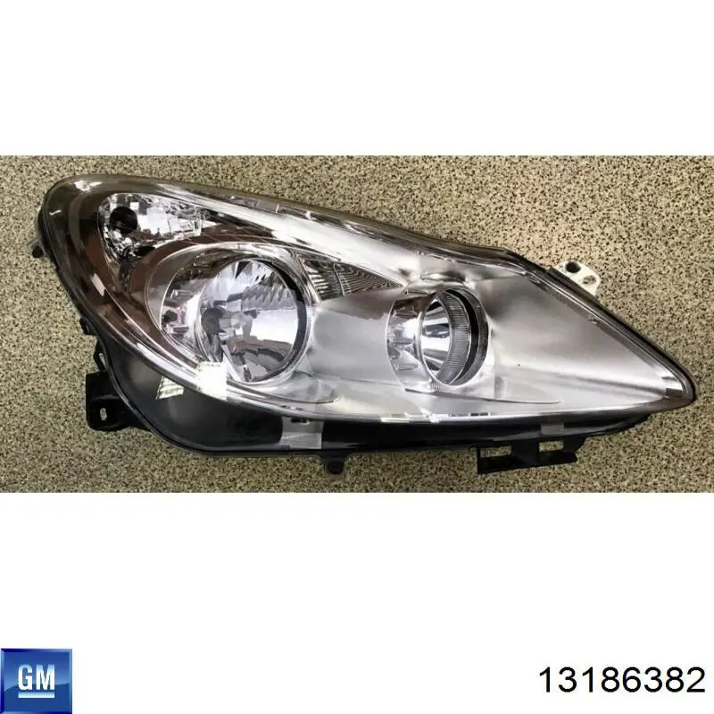 13186382 General Motors Основна фара - вставка