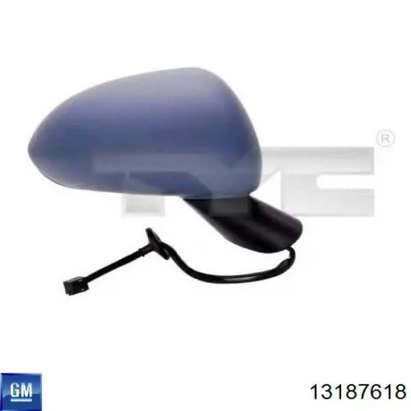 Купити 13187618 General Motors Дзеркало праве