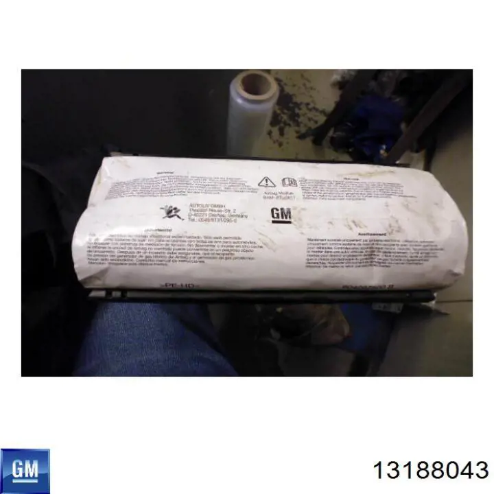 Подушка безпеки, пасажирська, AIRBAG 13188043 General Motors
