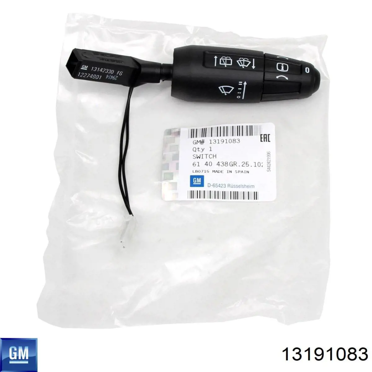Перемикач підрульовий, правий 13191083 General Motors