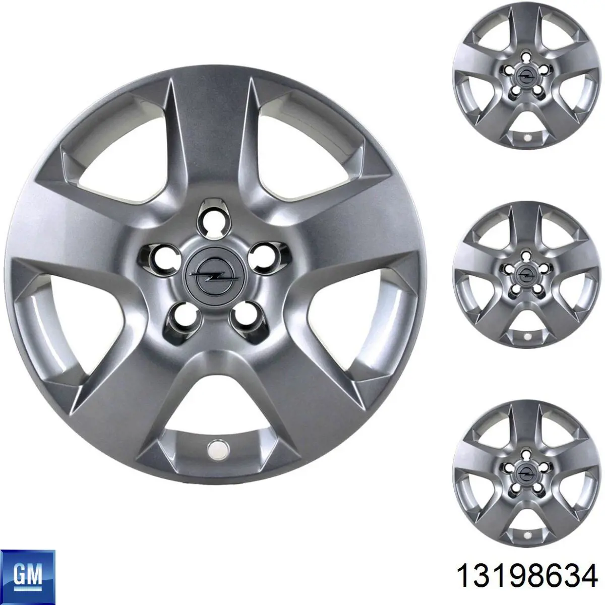 Купити 13198634 Opel Автомобільні ковпаки
